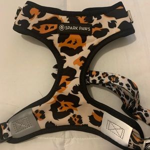 SparkPaws Dog Harness S Cheetah